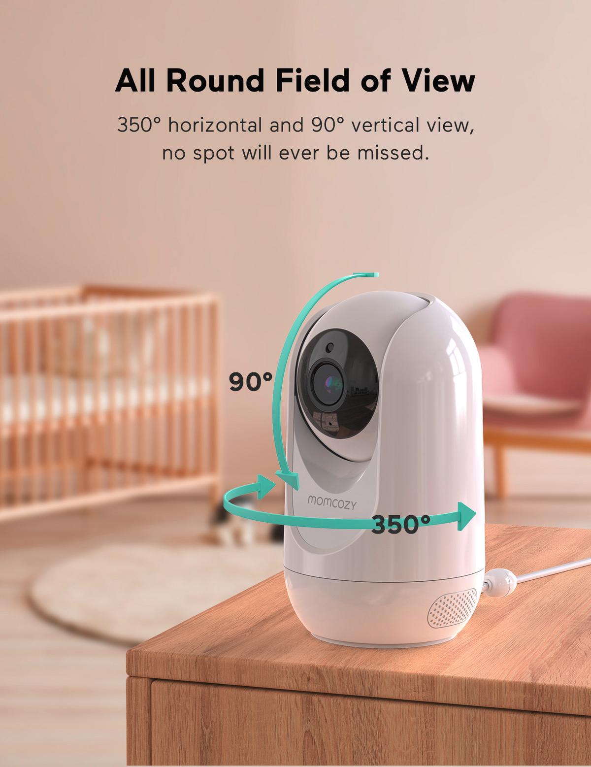 ELEKTRONICZNA NIANIA MOMCOZY VIDEO-BABYPHONE - Basics (17,7/10,9cm) - Momcozy