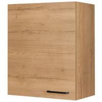 Küchenoberschrank Structura Eiche - Eichefarben/Schwarz, MODERN, Holzwerkstoff/Metall (60/72/35cm) - Nobilia