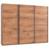 Ormar S Kliznim Vratima Level 36 A - boje hrasta/boje kroma, Moderno, drvni materijal (300/236/65cm) - Modern Living