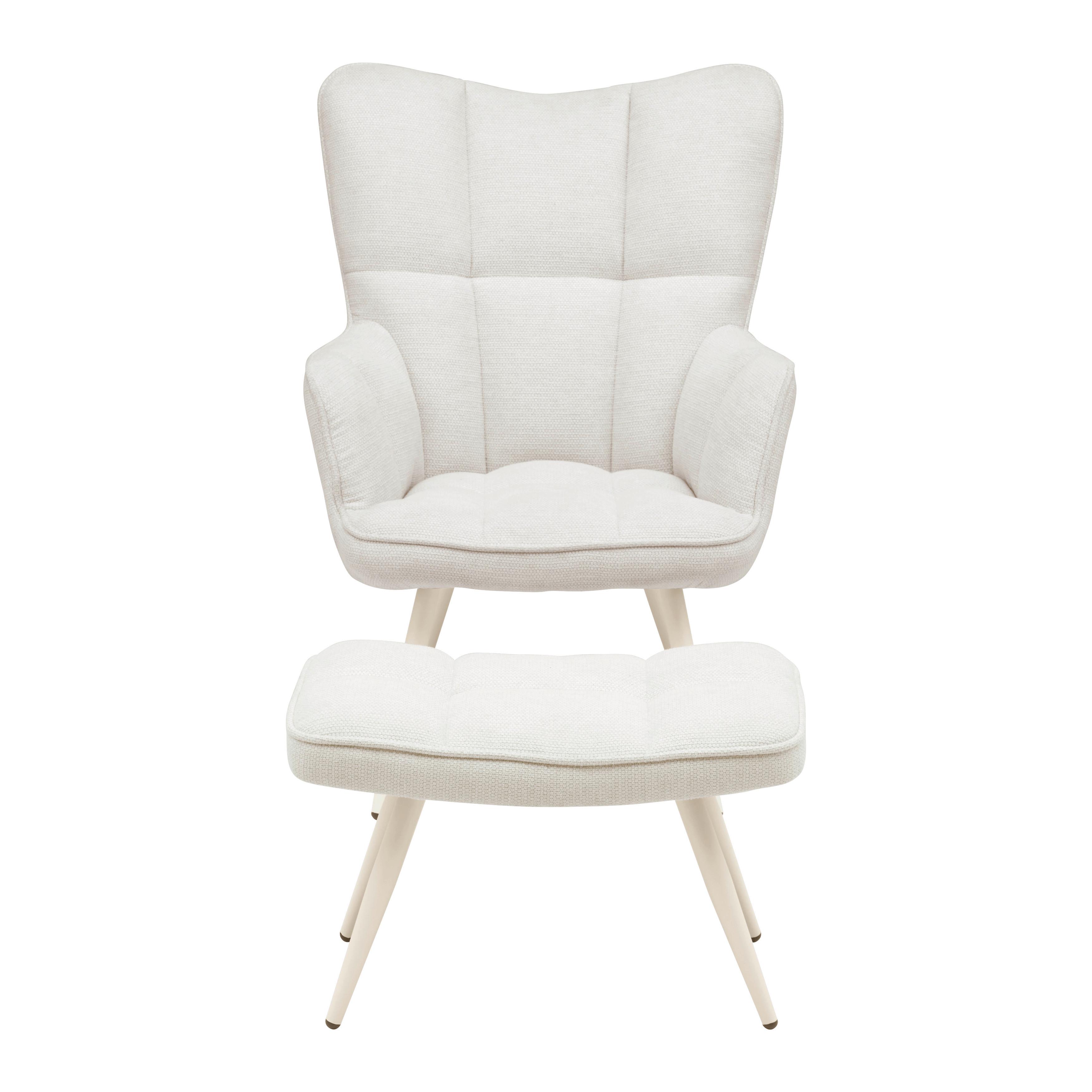 FÅTÖLJ ALEX -BASED- - beige/svart, Modern, metall/textil (68/100/78cm) - Based