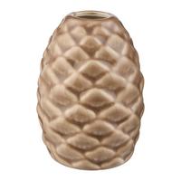 Kerzenhalter Pinecone Braun Ø ca. 7 cm - Braun, KONVENTIONELL, Keramik (7/10cm) - Mömax