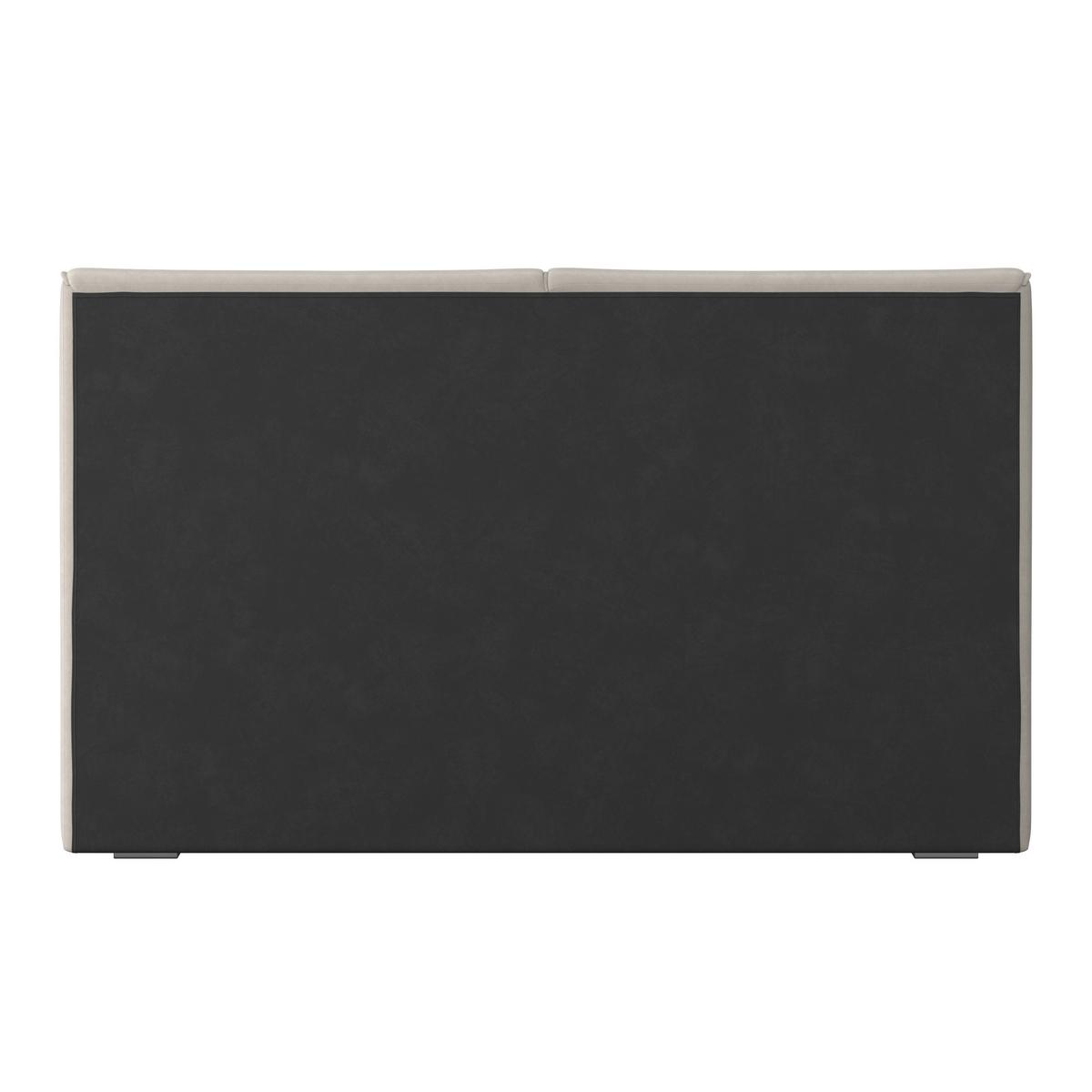 Polsterbett Sophie ca. 180x200 cm Hellgrau - Hellbraun/Silberfarben, Modern, Holz/Textil (180/200cm) - Bessagi Home