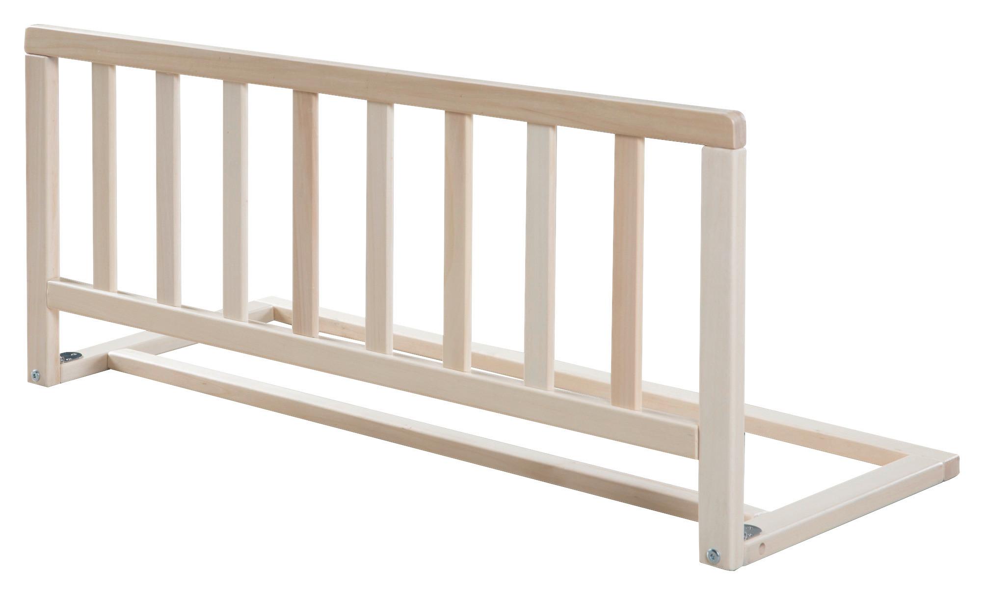 Bettschutzgitter Luna Naturfarben - Naturfarben, ROMANTIK / LANDHAUS, Holz/Holzwerkstoff (87.5/38/38cm) - Roba