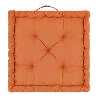 Boxkissen Bo Orange ca. 40x40cm - Orange, Textil (40/40/6cm) - Mömax