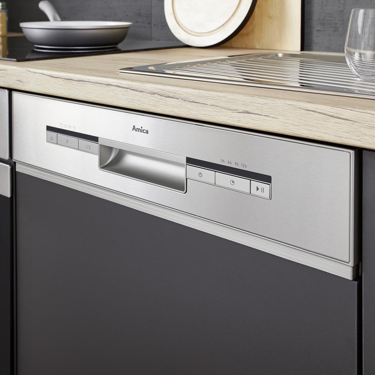 Kuhinjski Blok Brez Aparatov Milano, Antracit, Hrast - barve hrasta/antracit, Moderno, leseni material (270cm)