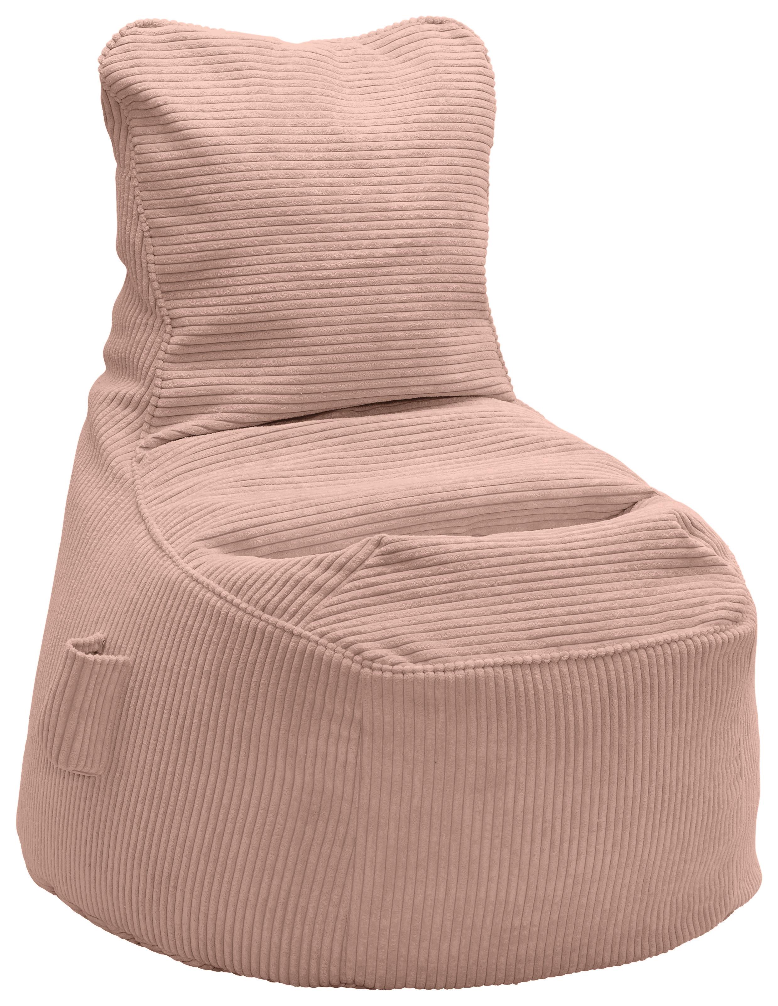 Vreća Za Sjedenje Cortona Cord - ružičasta, Moderno, tekstil (85/100/85cm) - Mömax