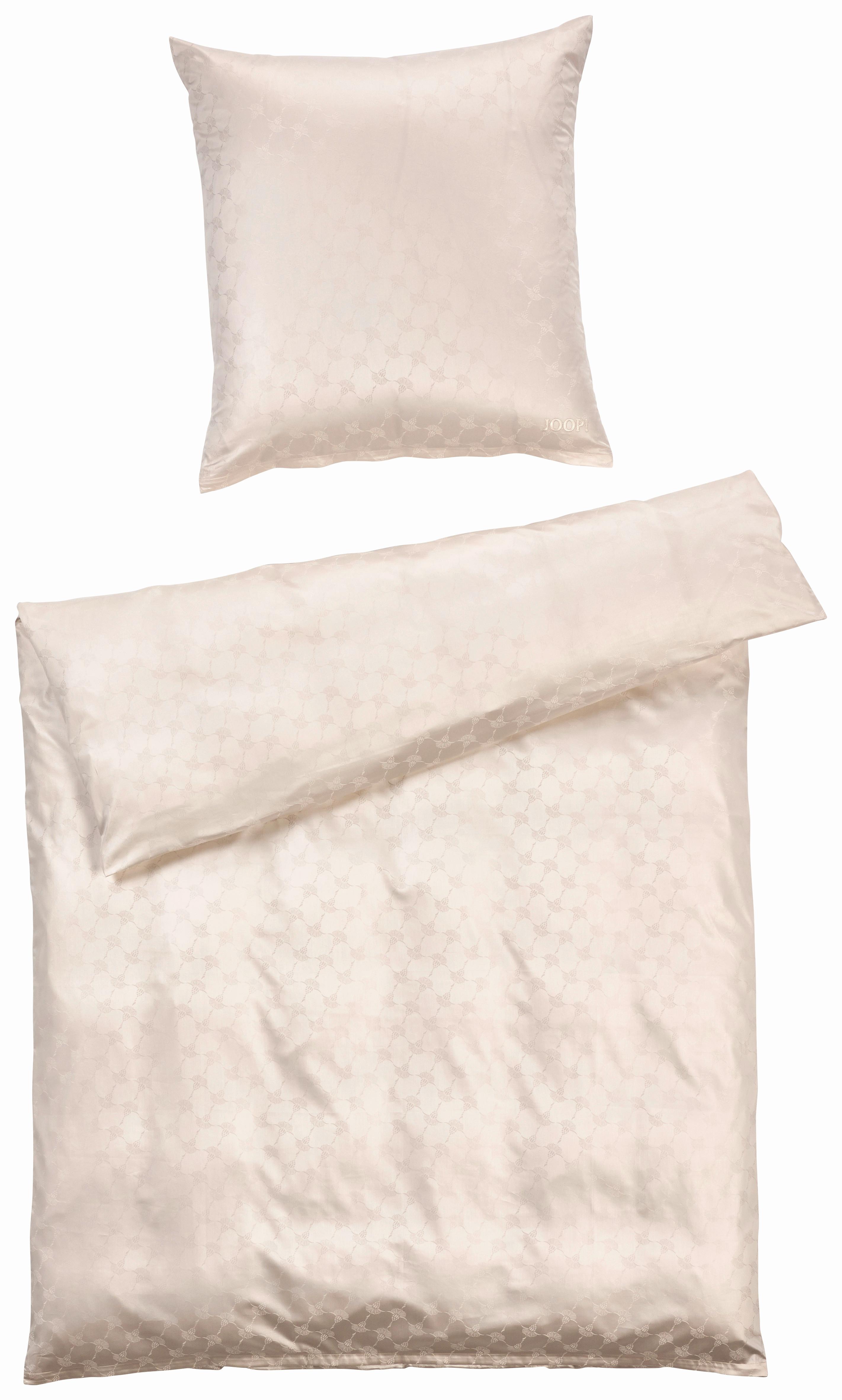 POŚCIEL JOOP! CORNFLOWER - kolor naturalny/szampanowy, Basics, tkanina (135/200cm) - Joop!