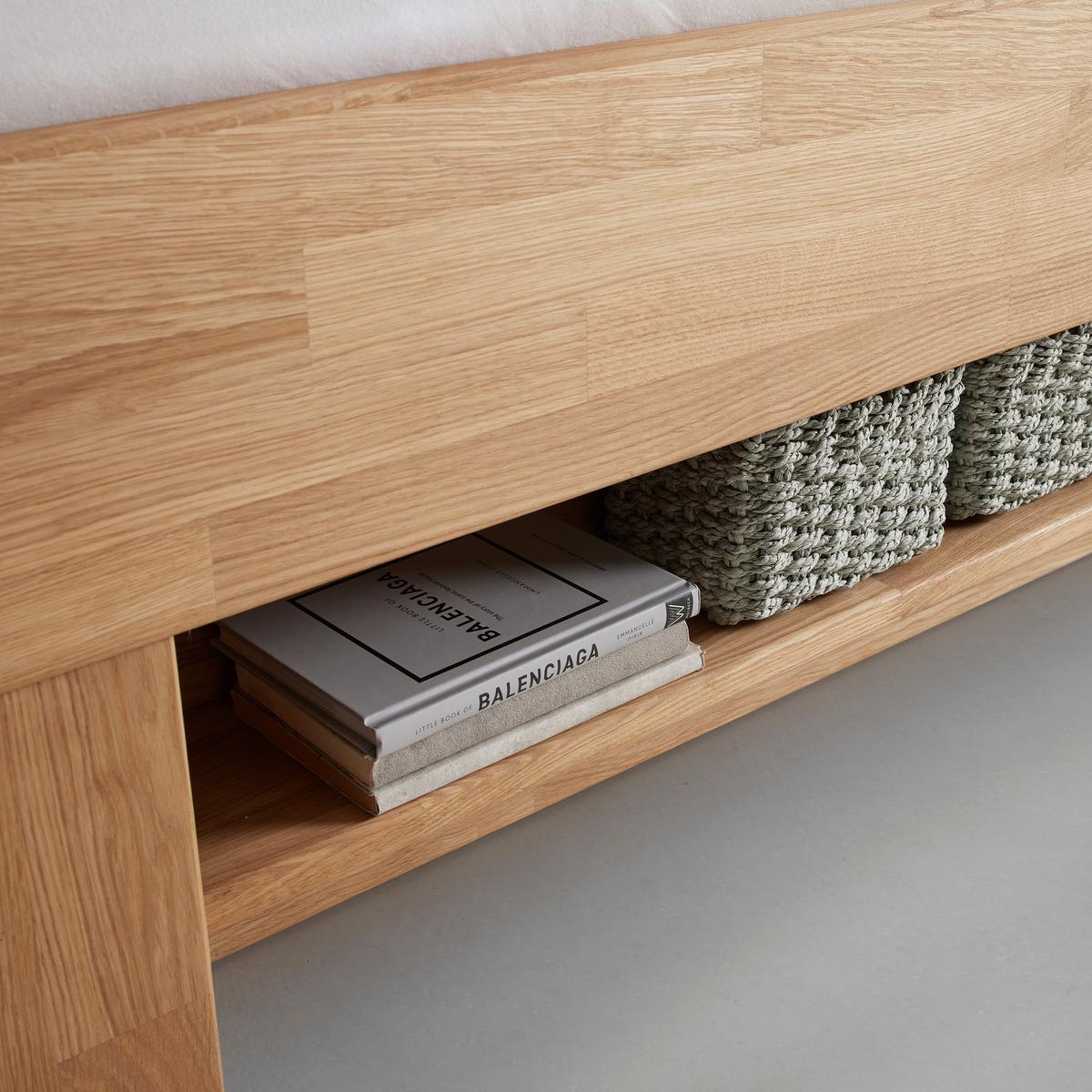 Bett Darja Wildeiche ca. 140x200cm - Wildeiche, KONVENTIONELL, Holz (140/200cm) - Based