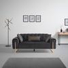 KONSTFÄLL CAROLINE 3 -AKT- - antracit, textil (160/220cm) - Mömax