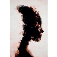 Aluminiumbild Silhouette I Schwarz/Weiß ca. 98x148cm - Schwarz/Weiß, Design, Kunststoff/Metall (98/148cm) - Wandkraft