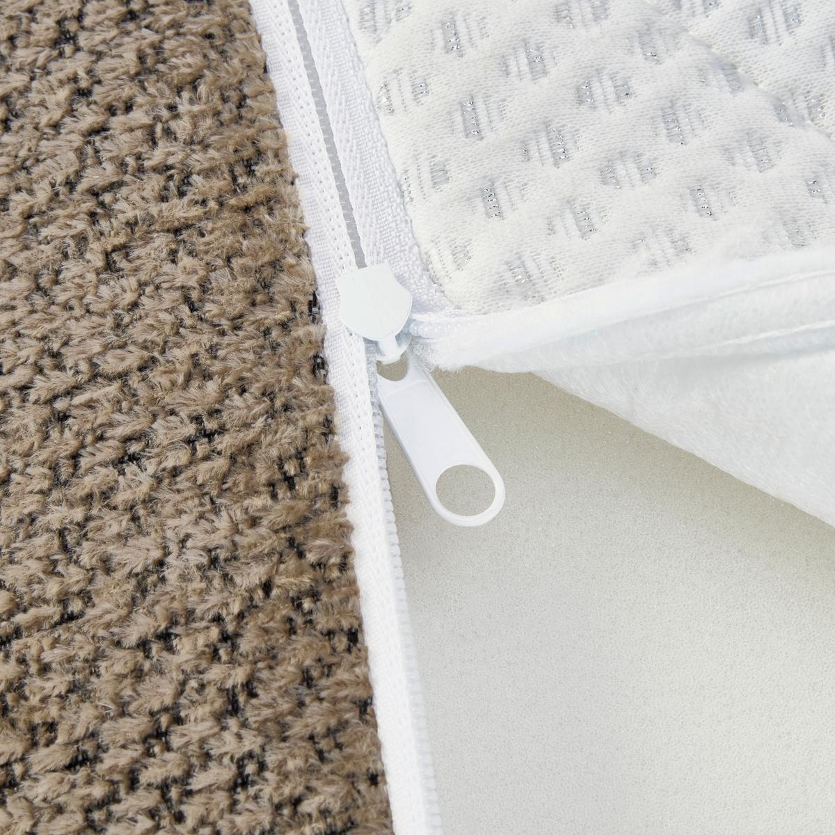 Matratze Megan H3 ca. 180x200cm - Beige/Weiß, KONVENTIONELL, Textil (180/200cm) - Premium Living