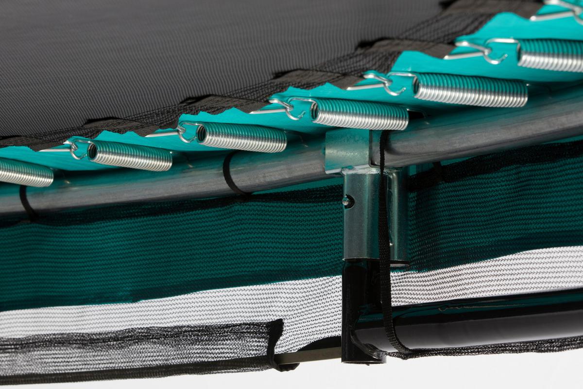 Boden-Trampolin Salta Comfort Ø ca. 183cm - Grün, Basics, Metall (183cm) - Salta