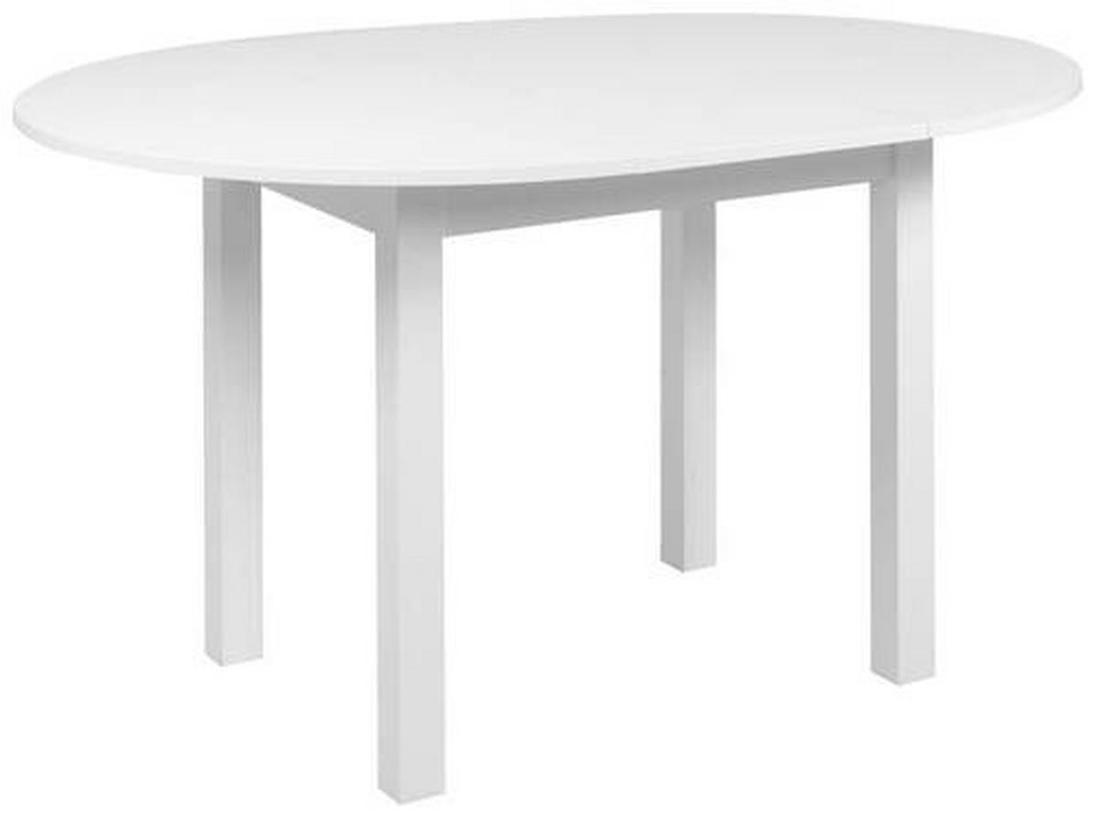STÓŁ DO JADALNI COBURG 100 - biały, Basics, materiał drewnopochodny (100/75cm) - MID.YOU