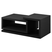 Dohányzóasztal Bota - fekete, Modern, faalapú anyag (120/40/60cm)