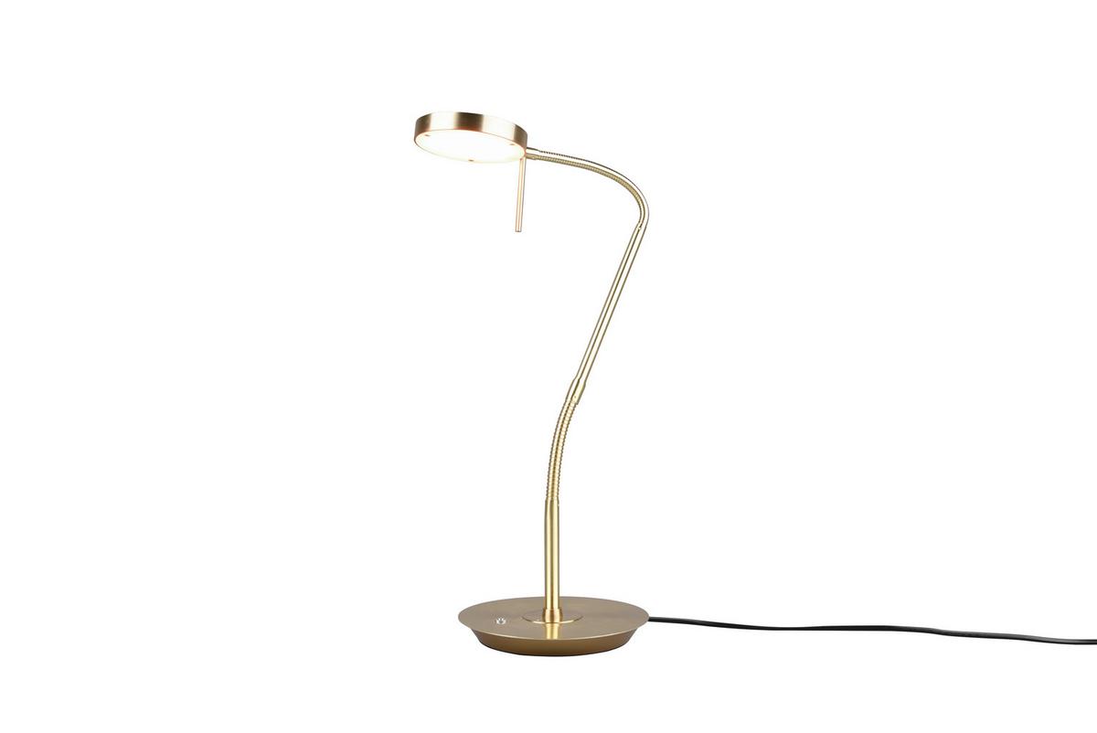 LED-Schreibistischleuchte Monza Gold max. 12 Watt - Basics (46/19/57cm) - Trio Leuchten
