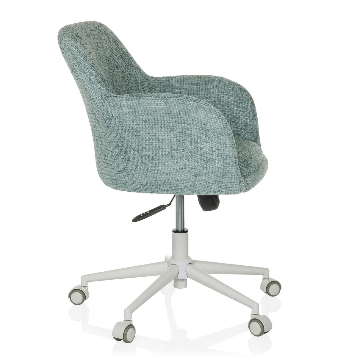 Vrtljivi Stol Solao Home, Metino Siva - metino siva/bela, Moderno, kovina/tekstil (58/78/60cm) - MID.YOU