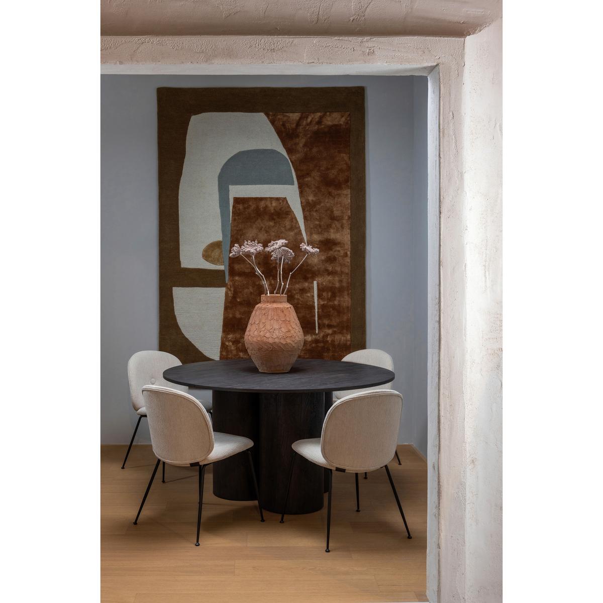Esstisch Oona Dunkelbraun B: 140 cm - Dunkelbraun, Design, Holzwerkstoff (140/140/75cm) - Livetastic