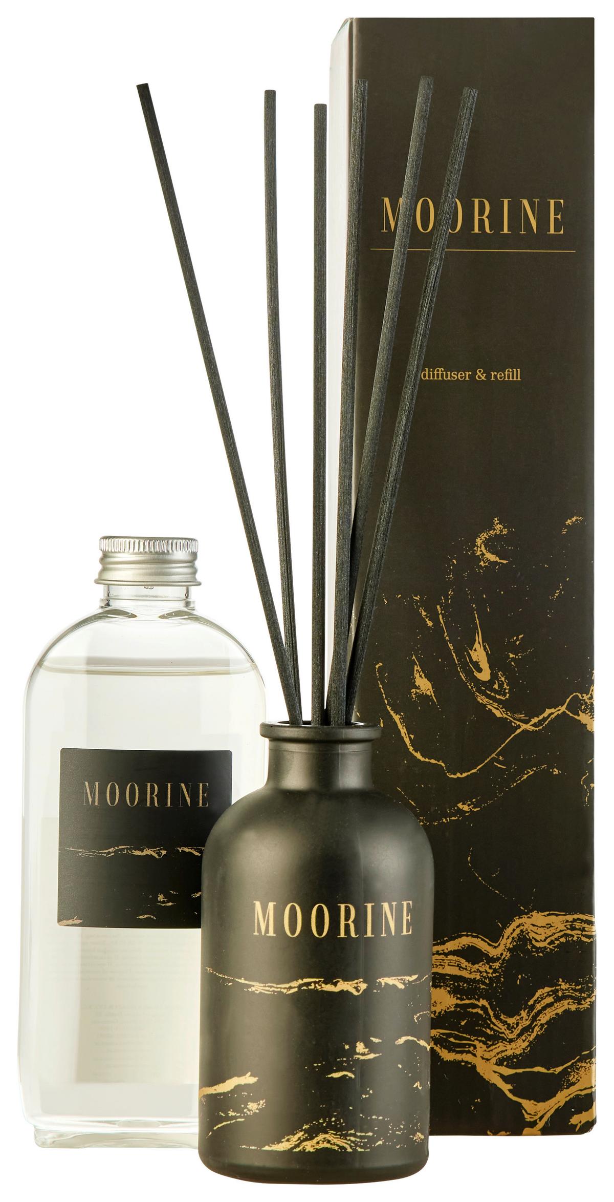 Diffúzor Essential - fekete, üveg/hullámkarton (5,5/10,5cm) - Premium Living