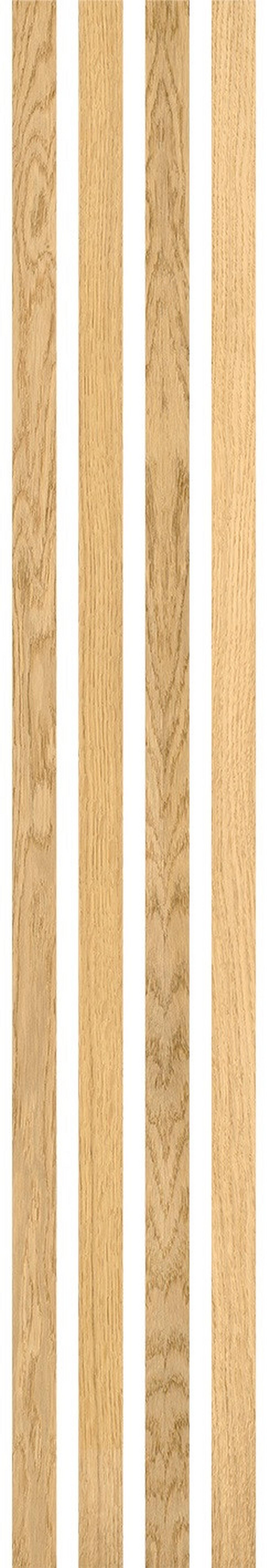 Akustikpaneel Eiche/ Hellbraun - Hellbraun, KONVENTIONELL, Holz (250/3.5/0.9cm) - Novel