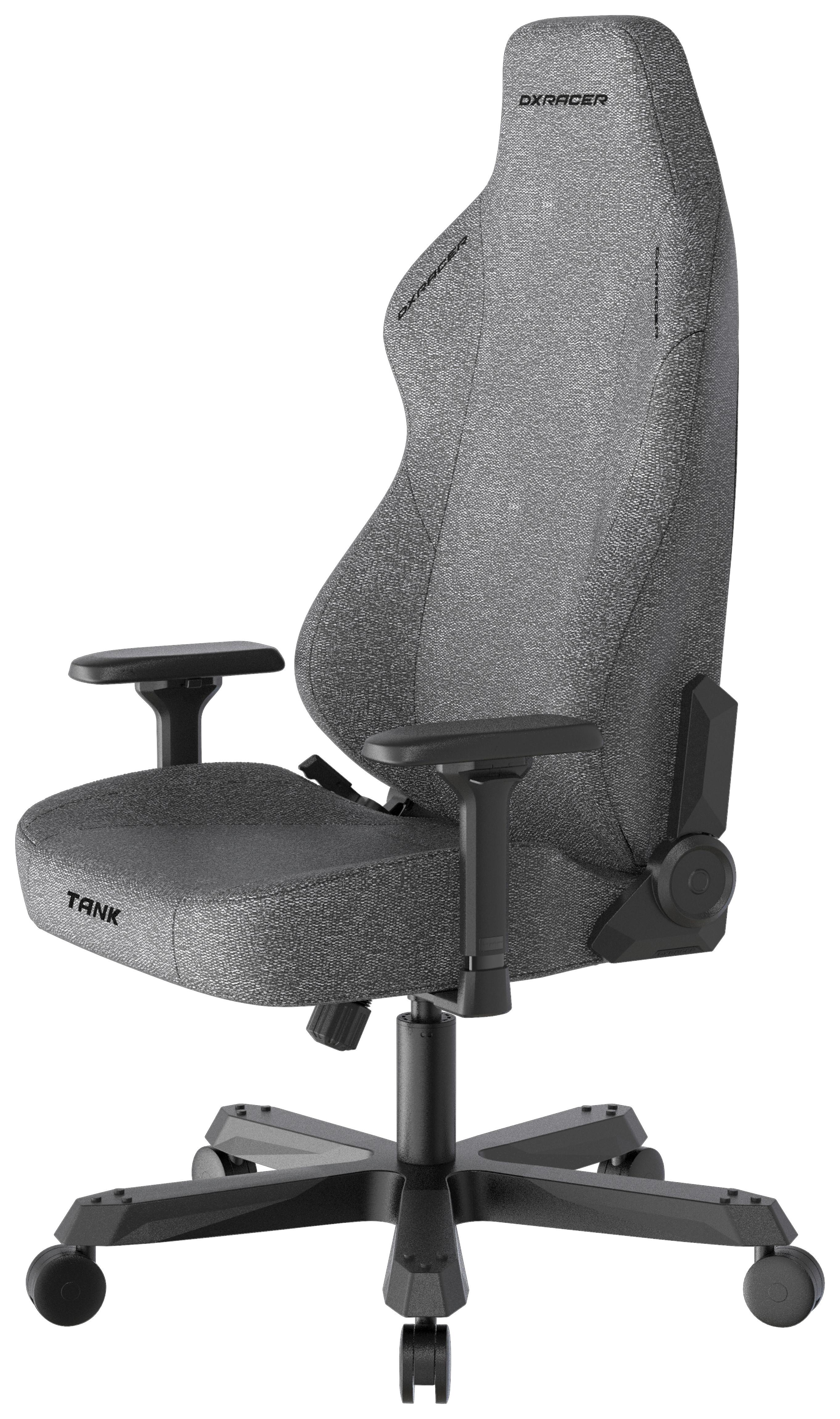 GAMINGSTOL TANK XL - svart/antracit, Modern, metall/textil (80/140/80cm) - Dxracer