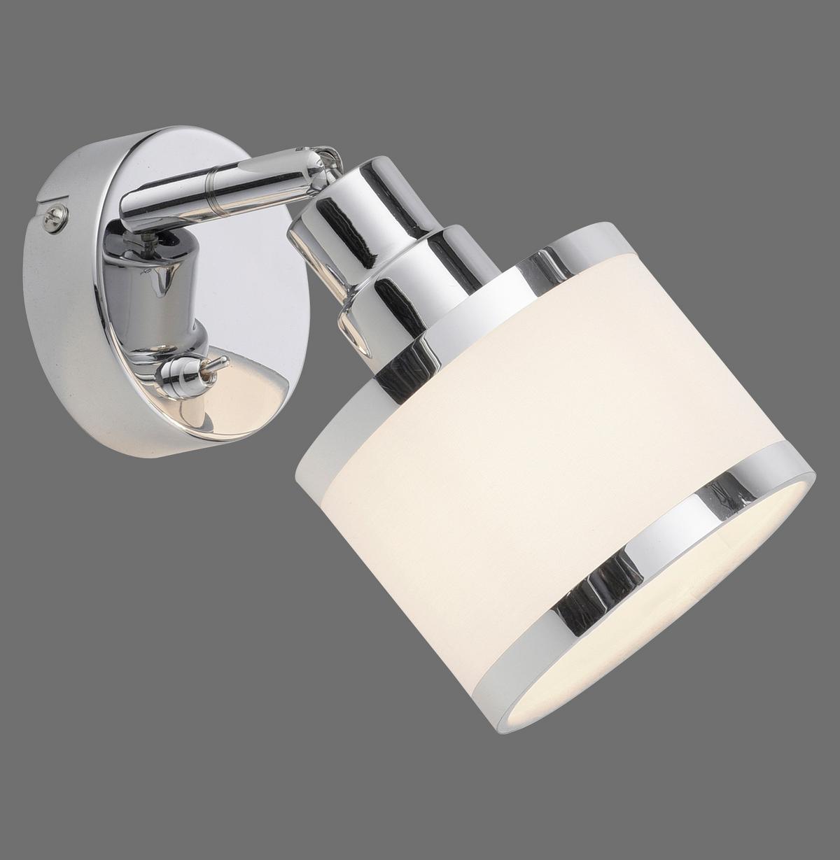 LED-Deckenleuchte Accor Chromfarben max. 25 Watt - Chromfarben, MODERN, Kunststoff/Metall (17/17/11-20cm)