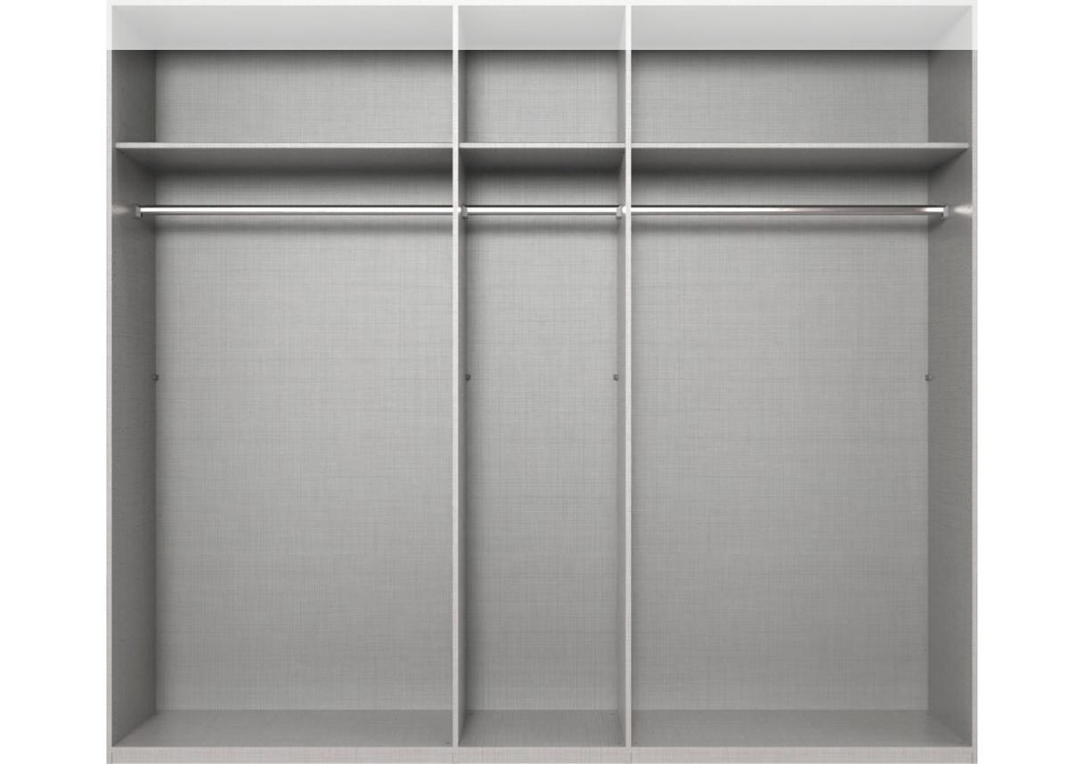 DULAP USI CULISANTE ATLANTA - grafit/stejar Artisan, Modern, sticlă/material pe bază de lemn (250/216/65cm) - Premium Living
