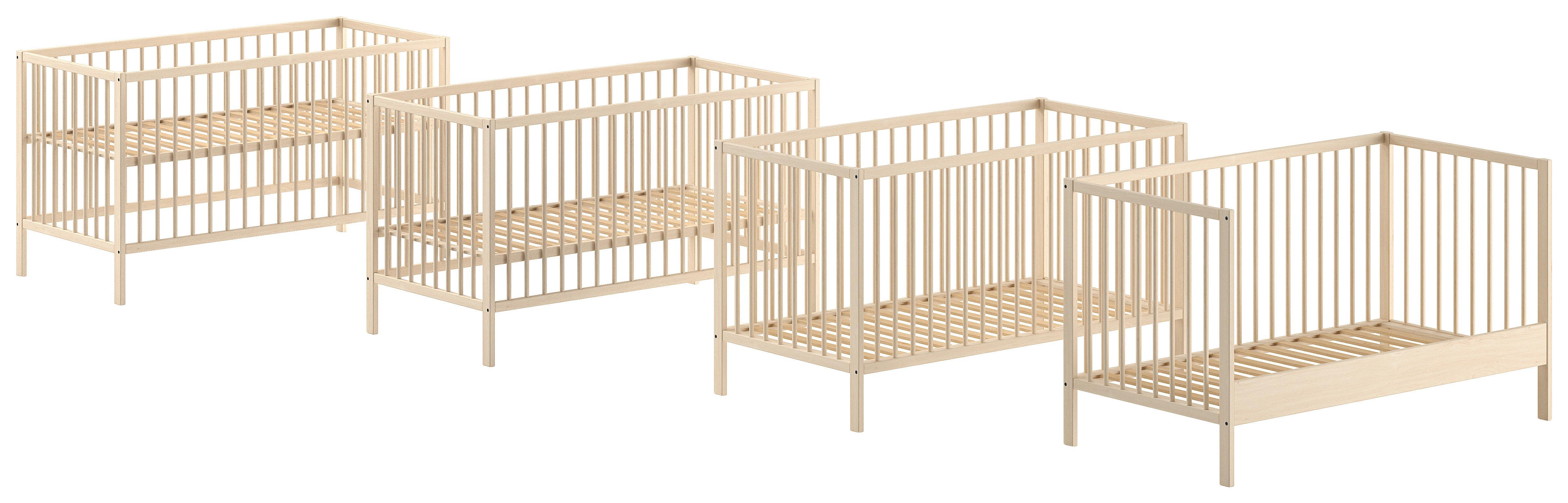 Kinder-/Juniorbett Dino ca. 70x140 cm Naturfarben - Buchefarben/Naturfarben, MODERN, Holz (70/140cm) - MID.YOU