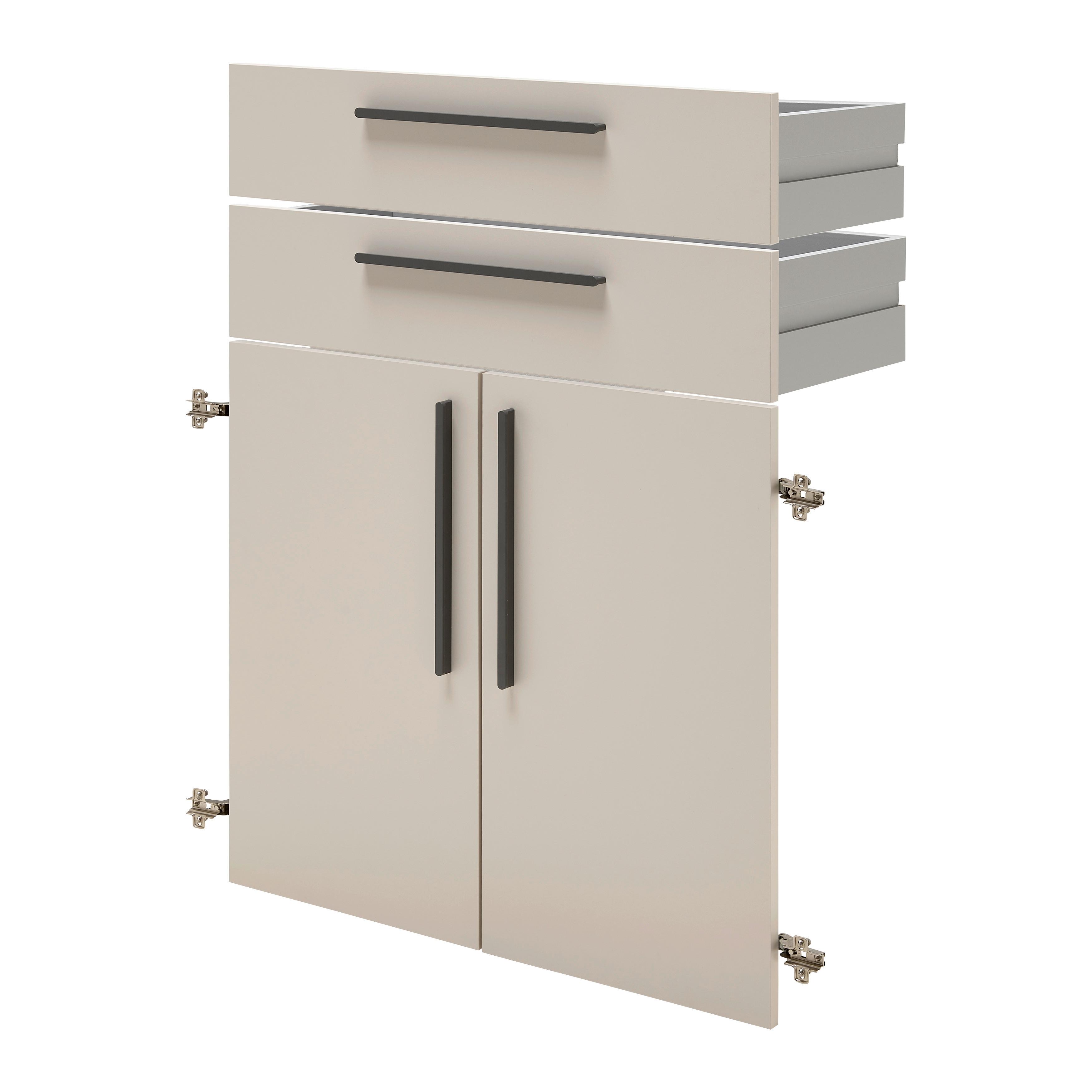 FRONTSET MASSICCIO - champagne, Modern, trämaterial (74/101cm) - Mömax