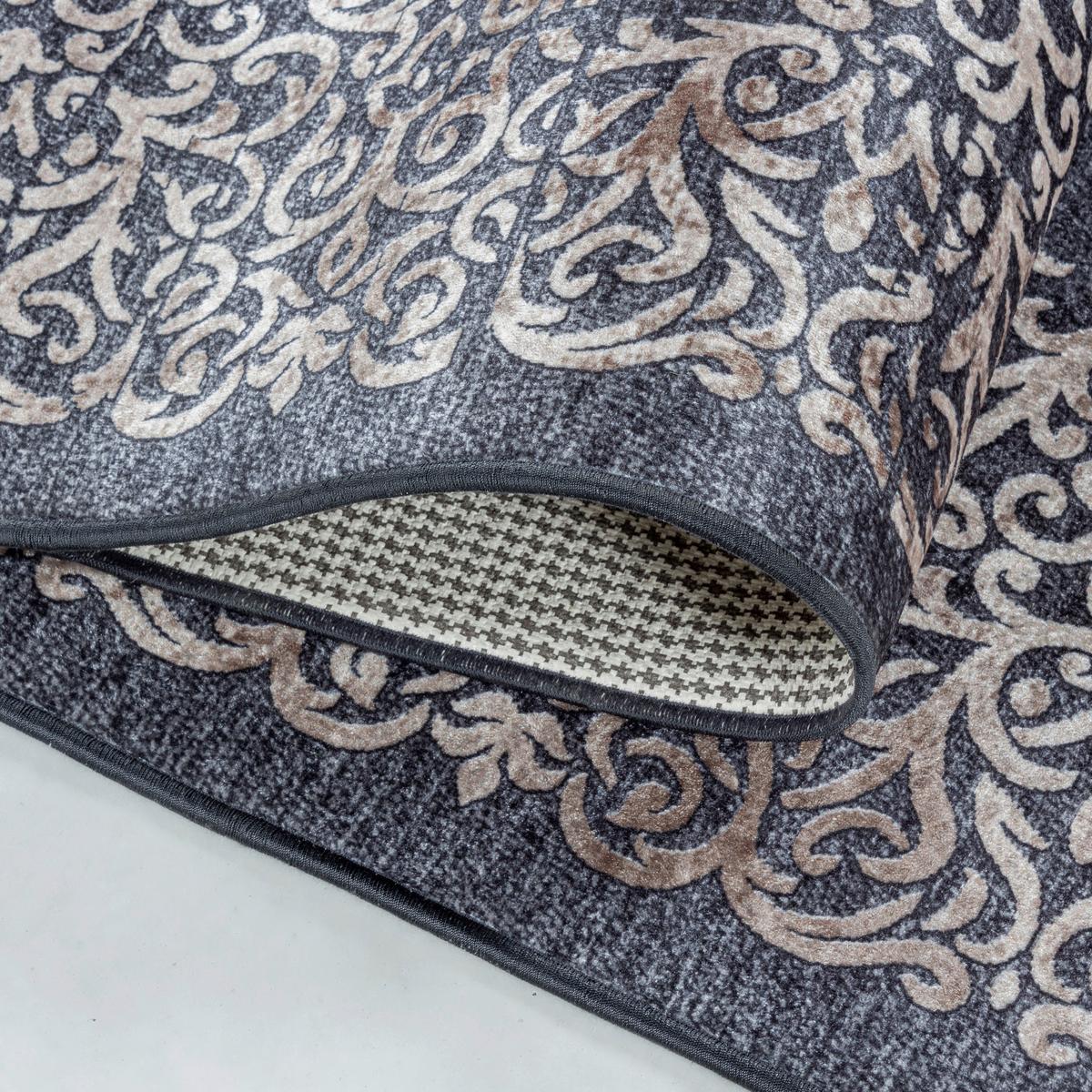 Flachwebeteppich Fiesta Schwarz ca. 160x230cm - Schwarz, Design, Textil (160/230cm) - Novel