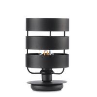 Nachttischleuchte Ulisse nero Schwarz max. 22 Watt - Schwarz, Design, Metall (17/28.5cm)
