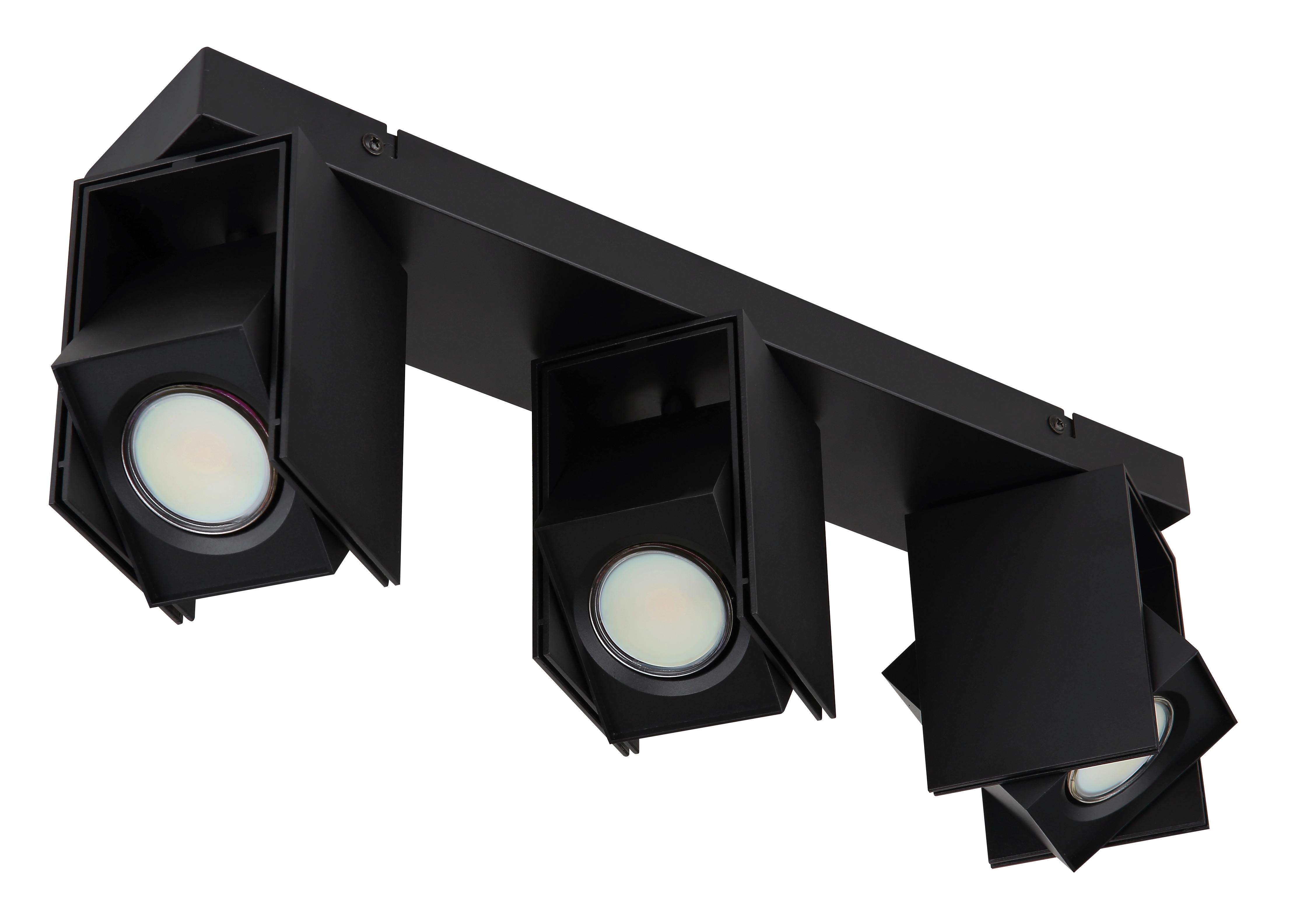 Strahler Rory in Schwarz max. 5 Watt - Schwarz, Design, Metall (43,4/8,4/15,7cm) - Globo