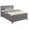 Boxbett Jerry Anthrazit ca. 120x200cm - Anthrazit/Schwarz, KONVENTIONELL, Textil (120/200cm) - Mömax