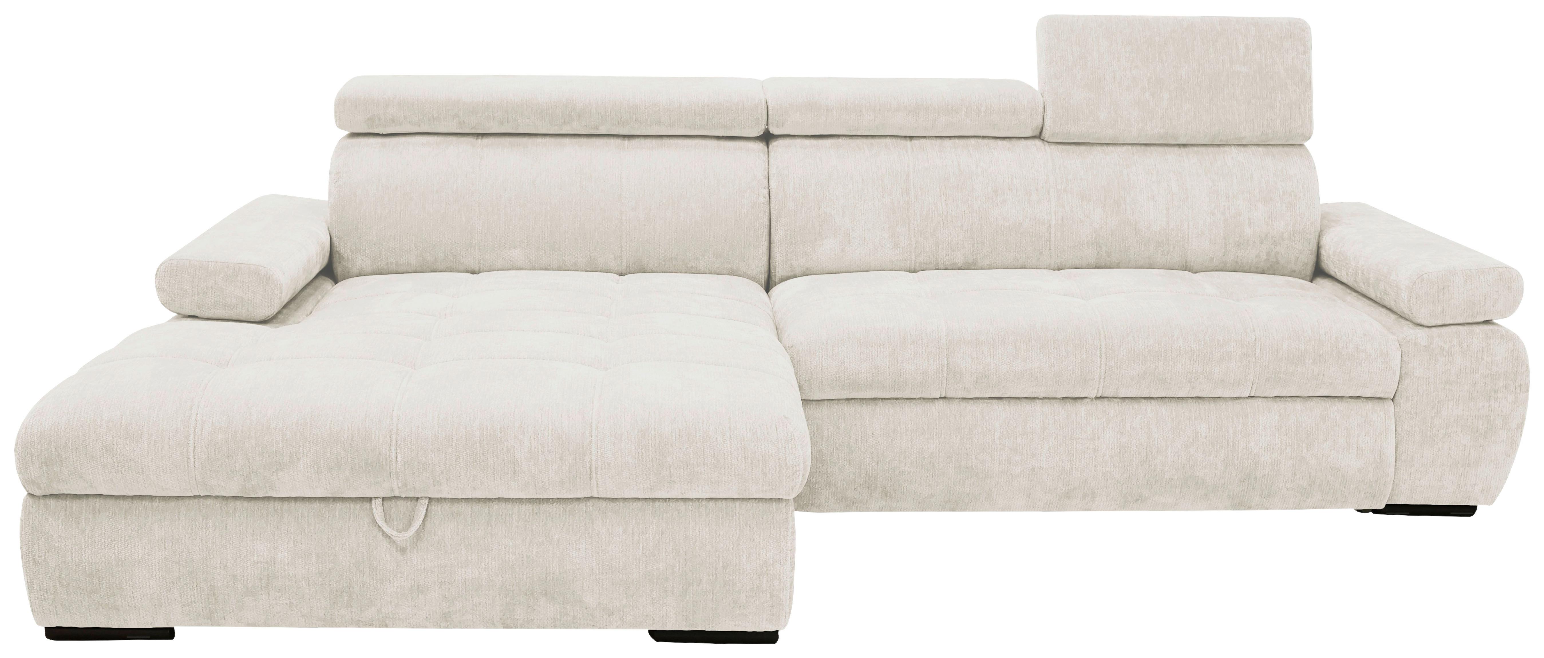 Kutna Garnitura Vegas - bež/crna, Design, drvo/tekstil (173/294cm) - Modern Living