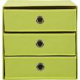 Schubladenbox Mona in Gelb ca. 32x31,5cm - Gelb, MODERN, Karton/Textil (32/31,5/32cm) - Mömax modern living