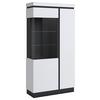 Vitrina Campania - bijela/antracit, Trend, staklo/drvni materijal (103,6/200,5/40cm) - Modern Living