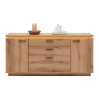 Sideboard Alameda Eichefarben - Eichefarben/Anthrazit, MODERN, Holzwerkstoff/Metall (170/81/44cm) - Mömax