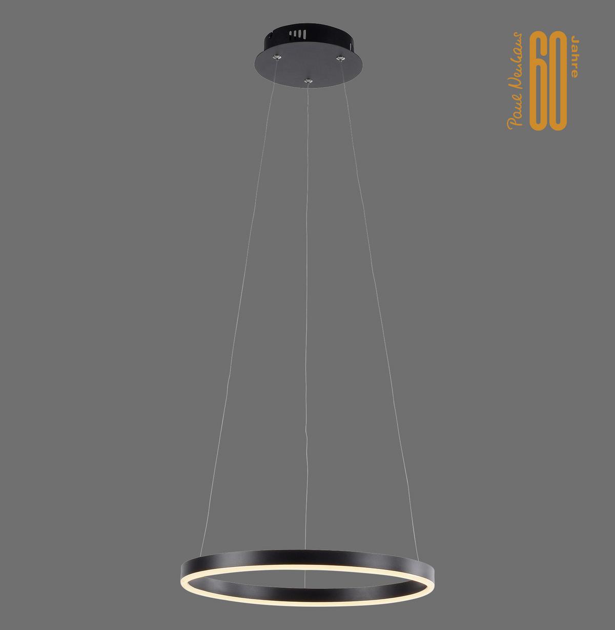 LAMPA WISZĄCA LED 15393-13 RITUS - antracytowy, Trend, tworzywo sztuczne/metal (39/120cm)