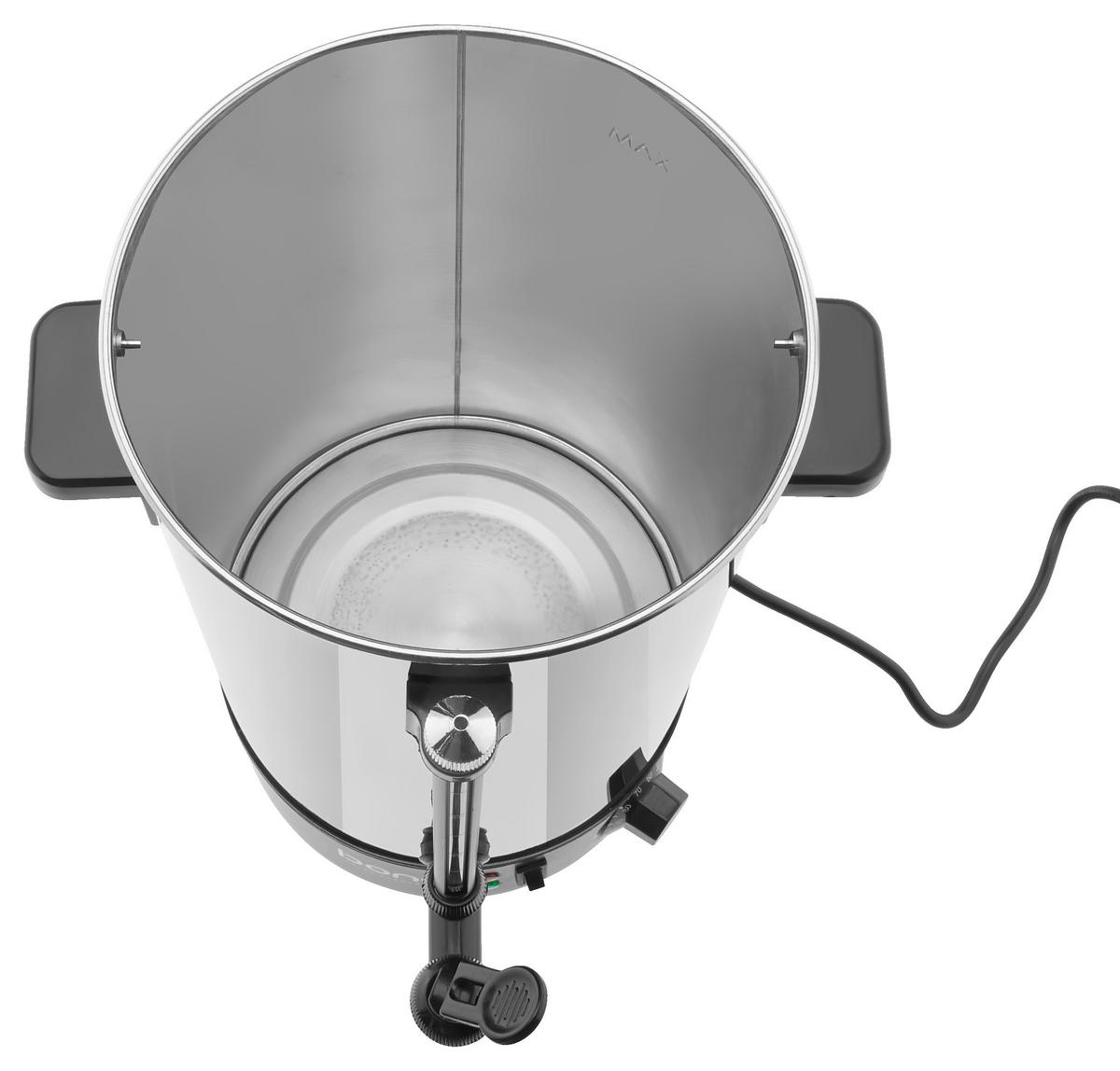 DOZOWNIK DO NAPOJÓW GORĄCYCH MIA - kolor stalowy/czarny, Basics, metal (33,5/58cm) - Novel