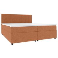 Boxbett Odin Orange ca. 140x200cm - Schwarz/Orange, KONVENTIONELL, Kunststoff/Textil (140/200cm) - Based