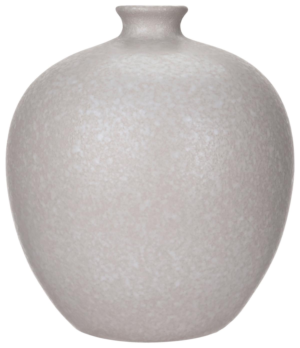 Vază Lilly - gri, Konventionell, ceramică (17,7/19,5cm) - Mömax