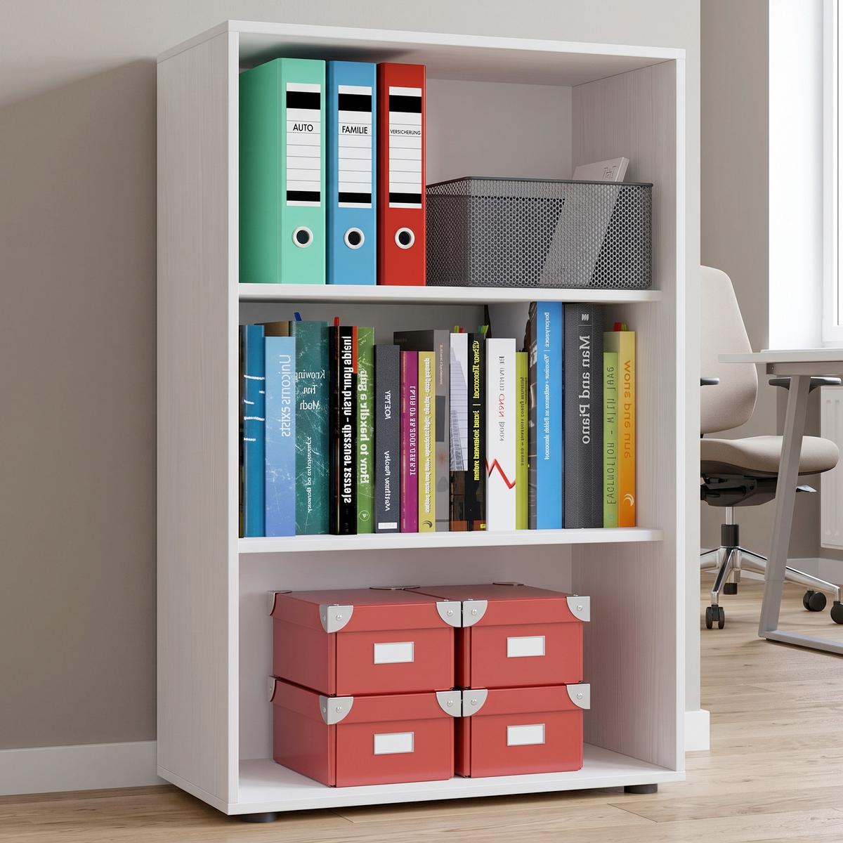 Etajeră Pentru Documente Lona Xl - alb, Basics, material pe bază de lemn (70/105/37cm) - P & B