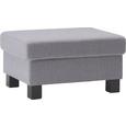 Hocker in Grau - Hellgrau/Schwarz, MODERN, Holz/Holzwerkstoff (80/44/65cm) - MODERN LIVING
