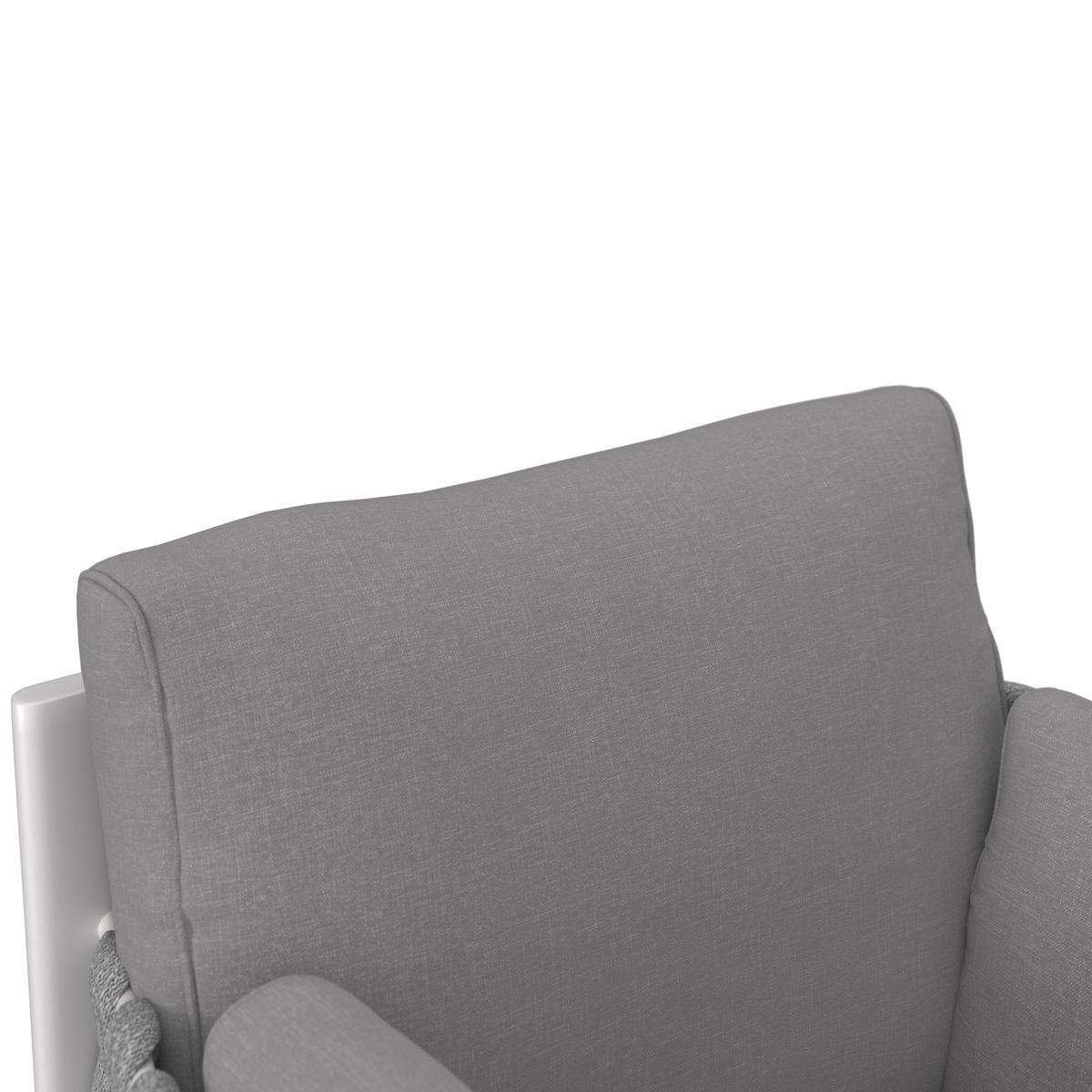 DINING-LOUNGESET ELISA - Weiss/Dunkelgrau, Modern, Kunststoff/Textil (238/74/75cm) - Bessagi Garden