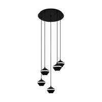 Led-hängeleuchte 98683* Perpigo - Weiss/Schwarz, Design, Kunststoff/Metall (55.5/150cm) - Eglo