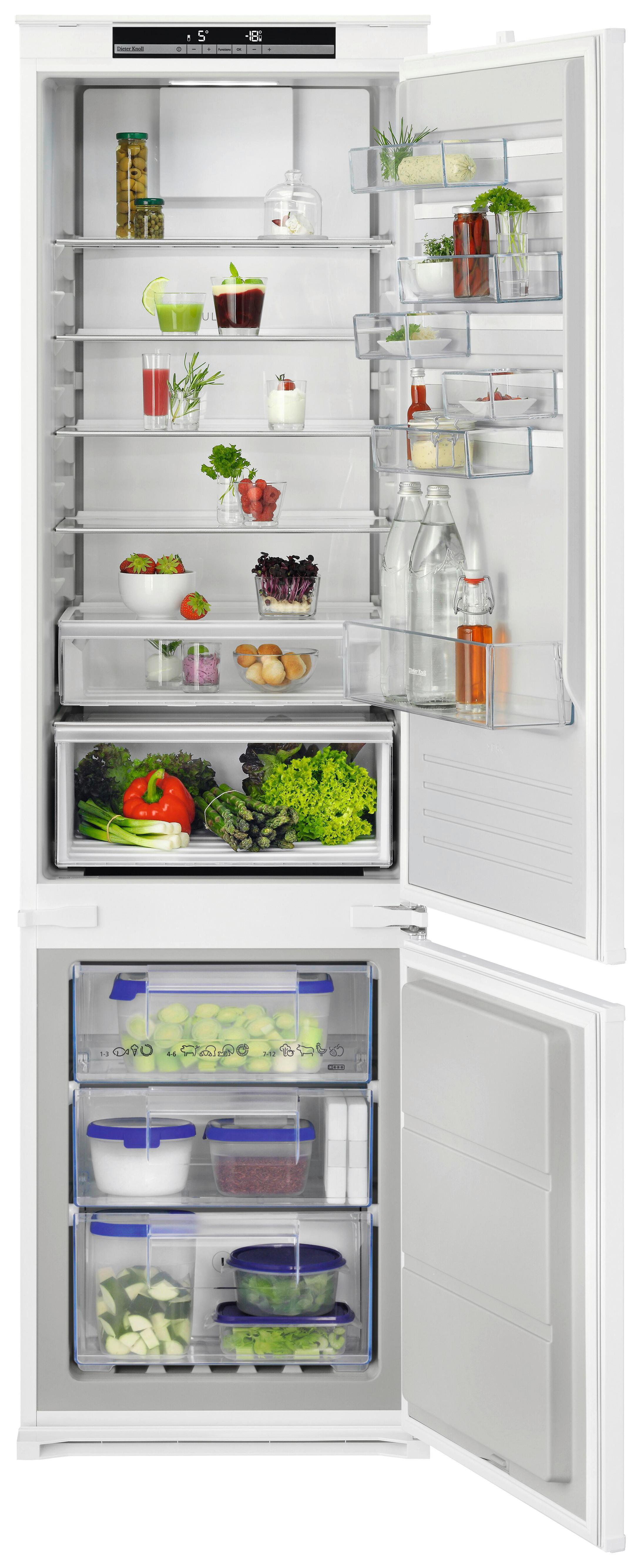 Kühl-Gefrier-Kombination DKBB2870SK - Weiß, Basics, Glas/Metall (54/188,4/54,9cm) - Dieter Knoll