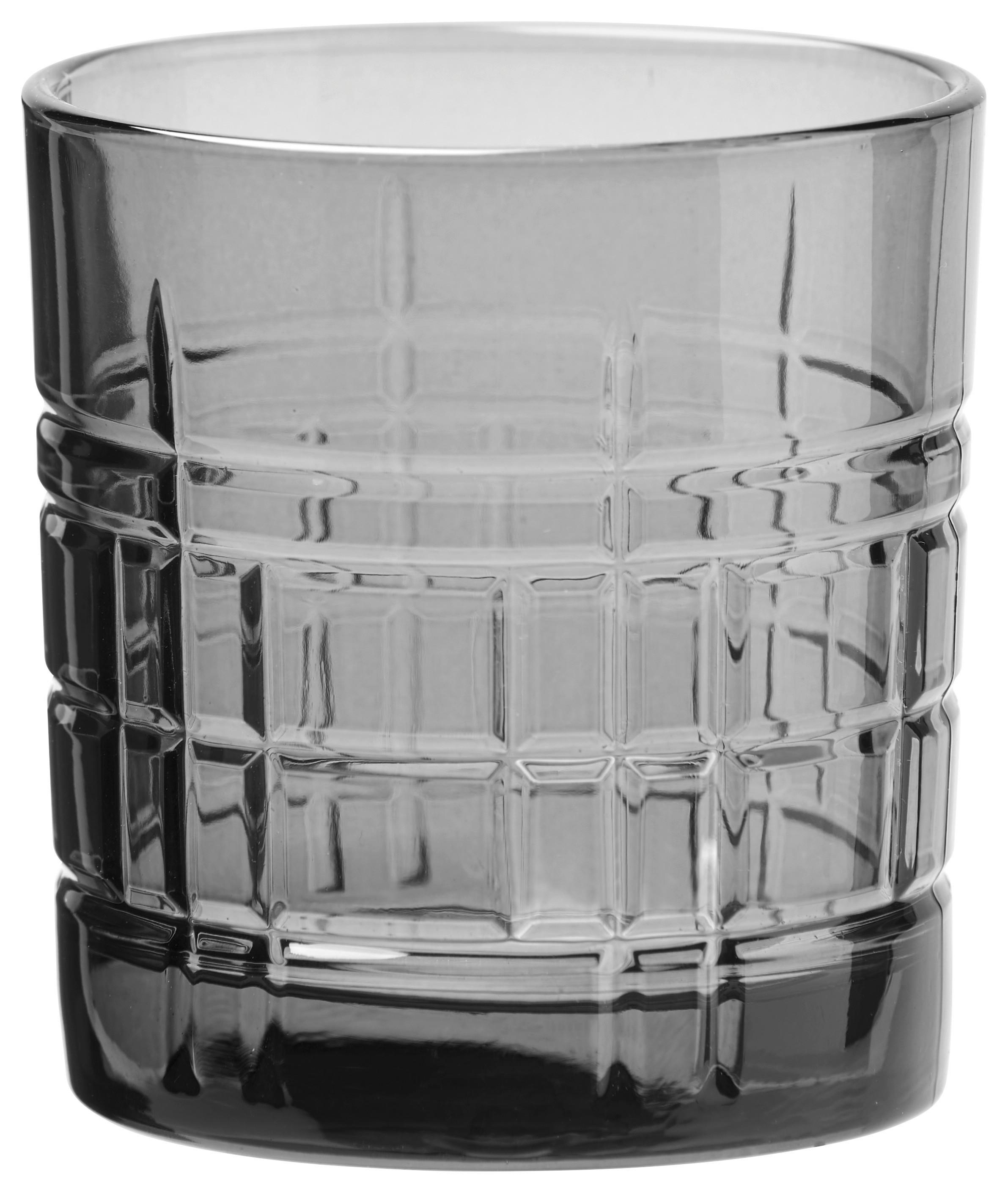 Pahar pentru whiskey BLACK SKYE - gri închis, Modern, sticlă (8,4/9cm) - Premium Living