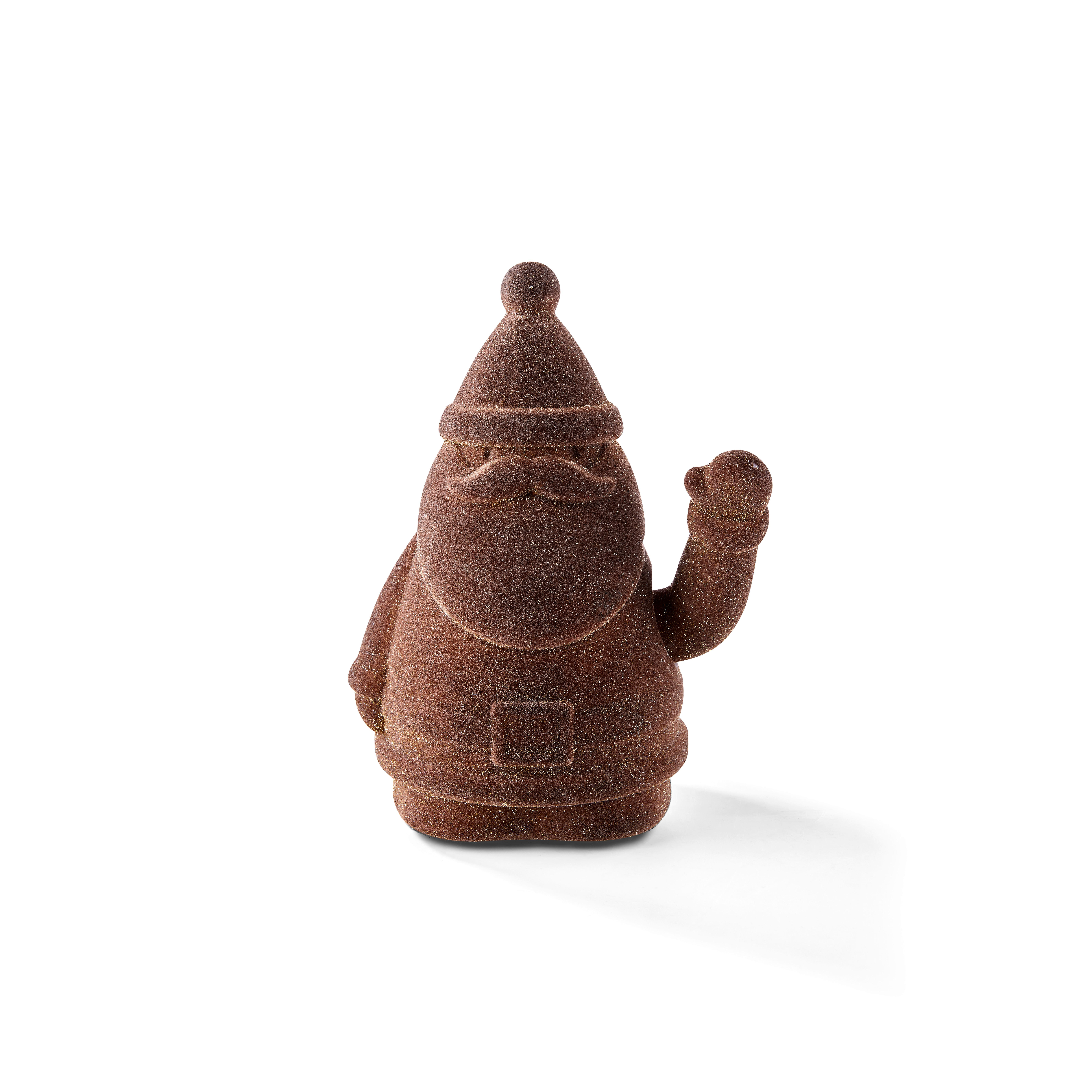 Dekoweihnachtsbaum Nikolaus Waving Braun - Braun, Basics, Kunststoff (14/17cm) - FYNCH-HATTON
