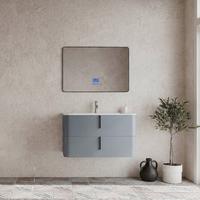 Bază pentru lavoar Lyra - gri lavă/antracit, Modern, material pe bază de lemn (100/51/46cm)