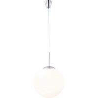 Svjetiljka Viseća 1582 Balla - boje nikla/opalna, Basics, staklo/metal (30/180cm) - Globo