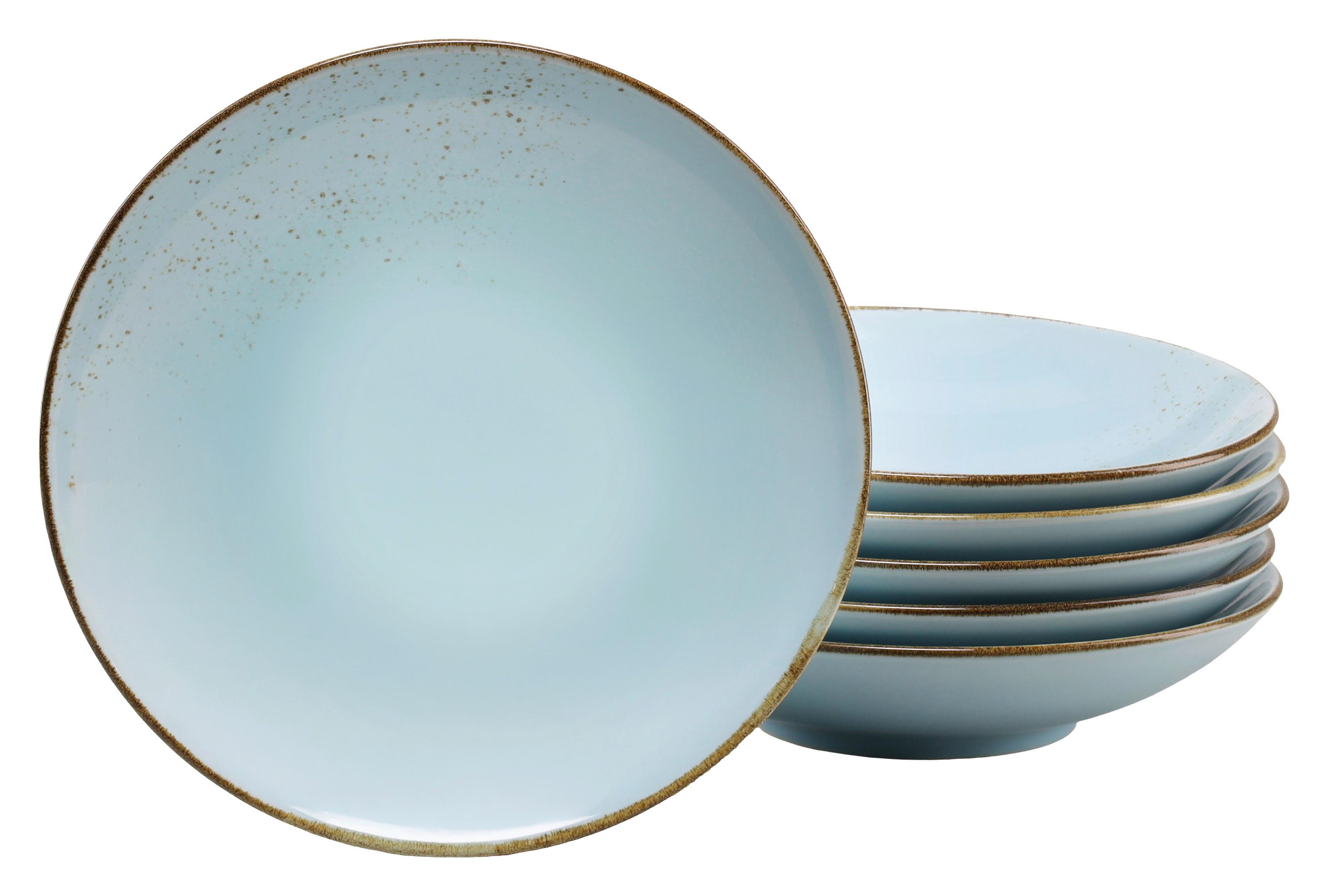 Suppentellerset 22066 Nature Collection - Pastellblau, Trend, Keramik (22cm) - Creatable